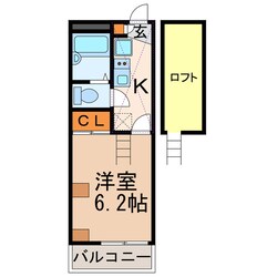 レオパレスもといの物件間取画像